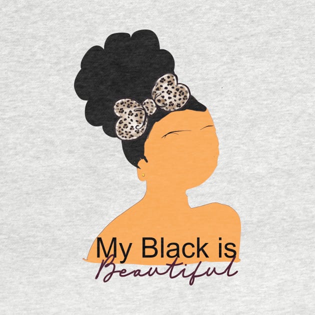 My Black is Beautiful, Little Black Girls by Cargoprints